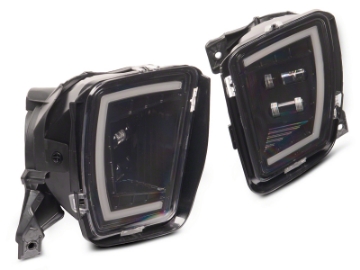 Picture of Raxiom 13-18 Dodge RAM 1500 Excluding Rebel Axial Series LED Fog Lights w- LED DRL