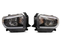 Picture of Raxiom 14-21 Toyota Tundra Axial Series Headlights w- SEQL LED Bar- Blk Housing Clear Lens