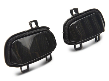 Picture of Raxiom 19-23 Chevrolet Silverado-GMC Sierra 1500 Axial Series LED Mirror Lights- Smoked