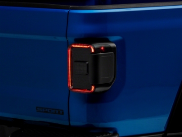 Picture of Raxiom 20-23 Jeep Gladiator JT Axial Series LED Tail Lights- Blk Housing Smoked Lens
