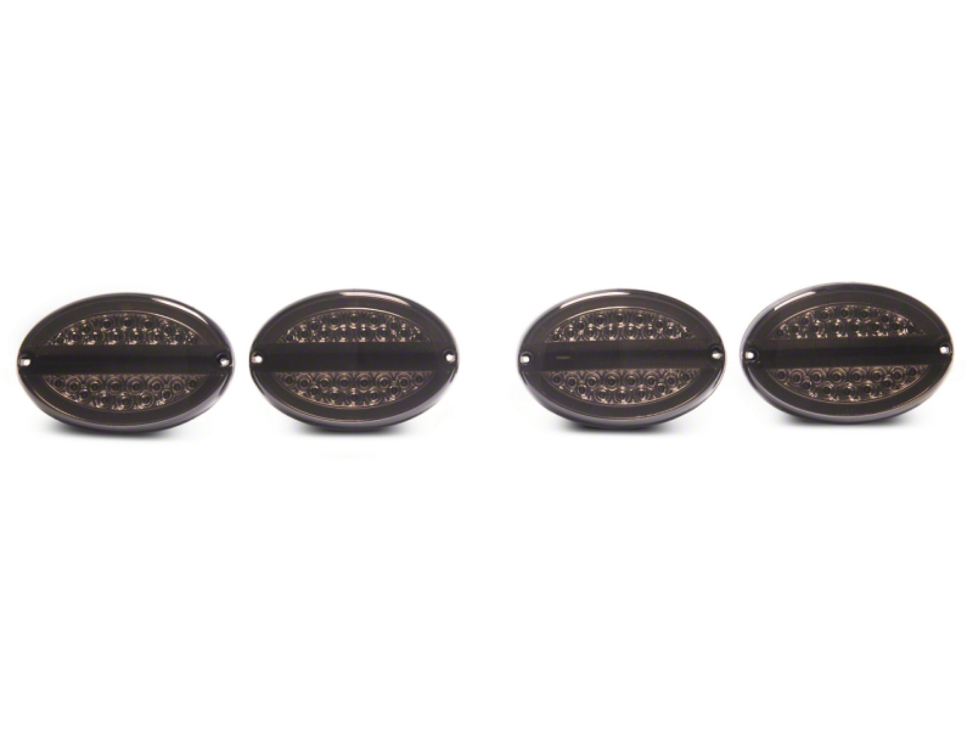 Picture of Raxiom 97-04 Chevrolet Corvette C5 Axial Series LED Tail Lights- Chrome Housing- Smoked Lens