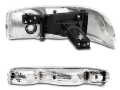 Picture of Raxiom 99-06 GMC Sierra 1500 Axial Series OEM Crystal Rep Headlights- Chrome Housing Clear Lens