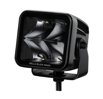 Picture of Hella Universal Black Magic 3-2in L-E-D- Cube Kit - Spot Beam