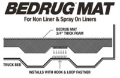 Picture of BedRug 20-23 GM Silverado-Sierra 6ft 9in Bed Mat Use w-Spray-In & Non-Lined Bed