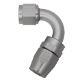 Picture of DeatschWerks 10AN Female Swivel 120-Degree Hose End CPE - Anodized Titanium