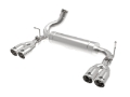 Picture of aFe Rebel Series 2-5in 409 SS Axle-Back Exhaust Polished 07-18 Jeep Wrangler JK V6-3-6L-3-8L