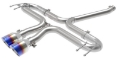 Picture of aFe Takeda 2-1-2in 304 SS Axle-Back Exhaust w-Blue Flame Tips 17-20 Honda Civic Sport L4-1-5L t