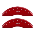 Picture of MGP 17-18 Jaguar F-Pace 4 Caliper Covers Engraved Front & Rear MGP Red Finish-Silver Characters