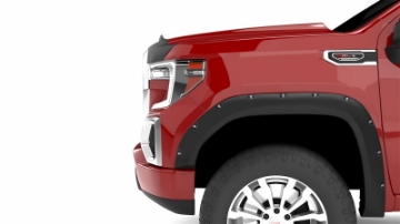 Picture of Lund 19-22 GM Silverado-Sierra RX-Flat Smooth Elite Series Fender Flares w-Black Bolts - Black 4pc