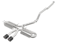 Picture of aFe Takeda 3in 304 SS Cat-Back Exhaust System w- Carbon Tips 2017+ Honda Civic Si 4dr I4 1-5L t