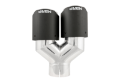 Picture of MBRP 3in ID - Dual 4in OD Out Staggered L 9-87in - R 9-37in Dual Wall Carbon Fiber Univ Exhaust Tip
