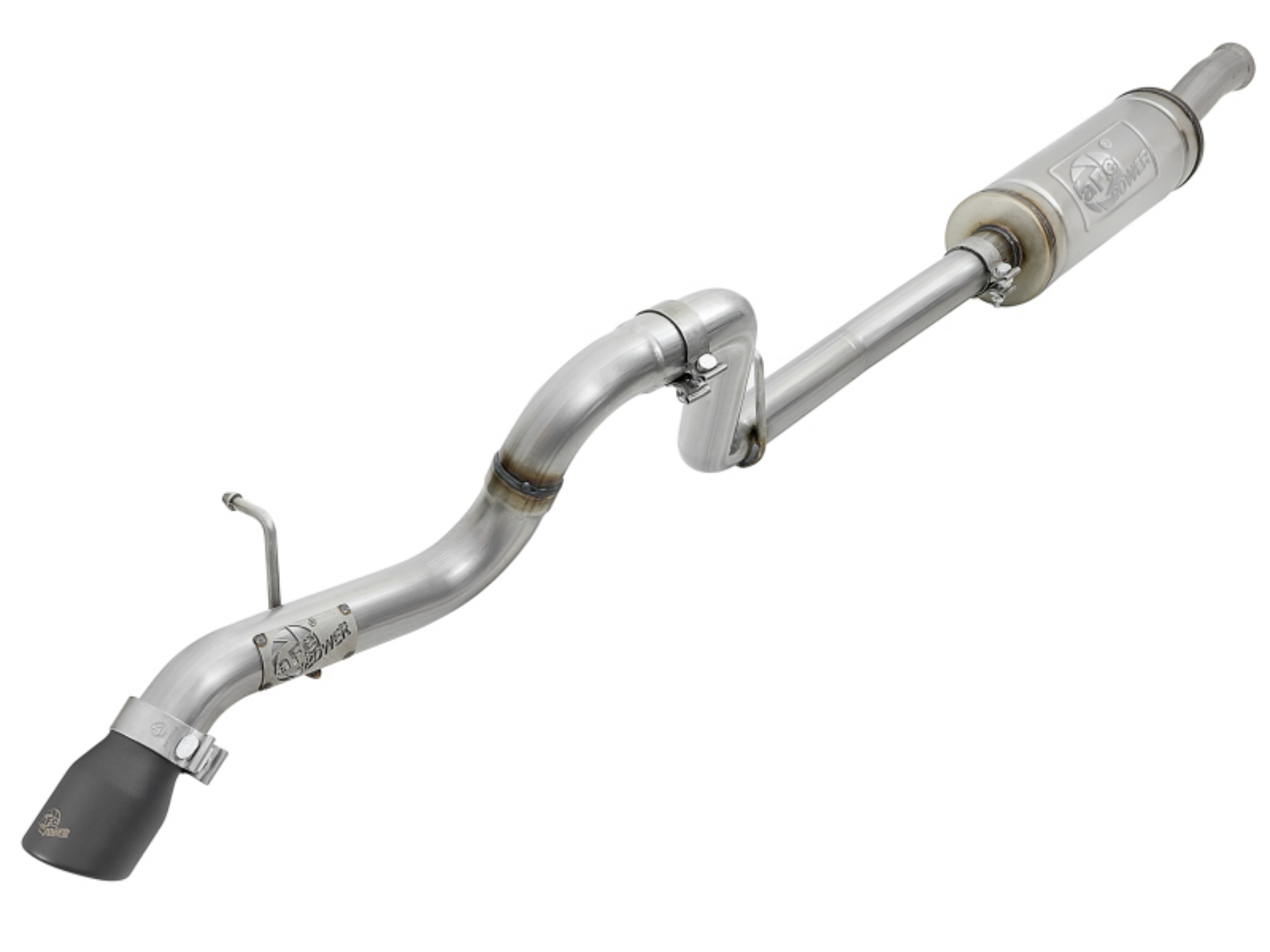 Picture of aFe MACH Force-Xp 2-5in 409SS Catback High-Tuck Exhaust 18-21 Jeep JL 3-6L 4-Door - Black Tip