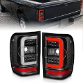 Picture of ANZO 2001-2011 Ford  Ranger LED Tail Lights w- Light Bar Black Housing Clear Lens