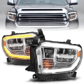 Picture of ANZO 2014-2017 Toyota Tundra LED Crystal Headlights w- Switchback Chrome Housing w- DRL