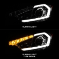 Picture of ANZO 2014-2016 Kia Forte Projector Headlights w- Light Bar Chrome Housing