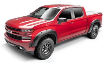 Picture of Bushwacker 17-20 Chevrolet Colorado Excl- ZR2 5ft- Bed Forge Style Flares 4pc - Black
