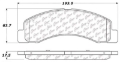Picture of StopTech 99-04 Ford F-250 - 00-05 Excursion - 99-04 F-350 Super Duty Front Truck & SUV Brake Pads