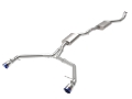 Picture of afe MACH Force-Xp 13-16 Audi Allroad L4 SS Cat-Back Exhaust w- Blue Flame Tips