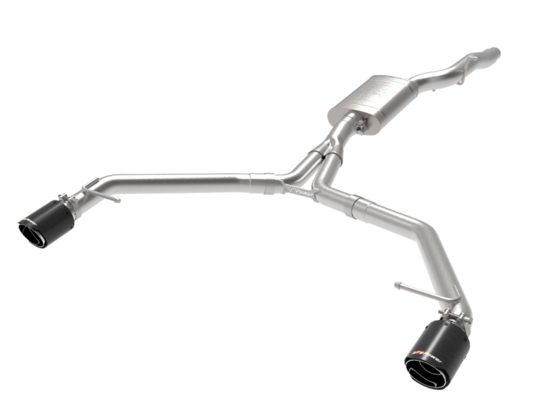 Picture of afe MACH Force-Xp 13-16 Audi Allroad L4 SS Axle-Back Exhaust w- Carbon Tips