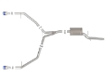 Picture of afe MACH Force-Xp 13-16 Audi Allroad L4 SS Axle-Back Exhaust w- Blue Flame Tips