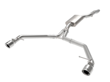 Picture of afe MACH Force-Xp 13-16 Audi Allroad L4 SS Axle-Back Exhaust w- Polished Tips