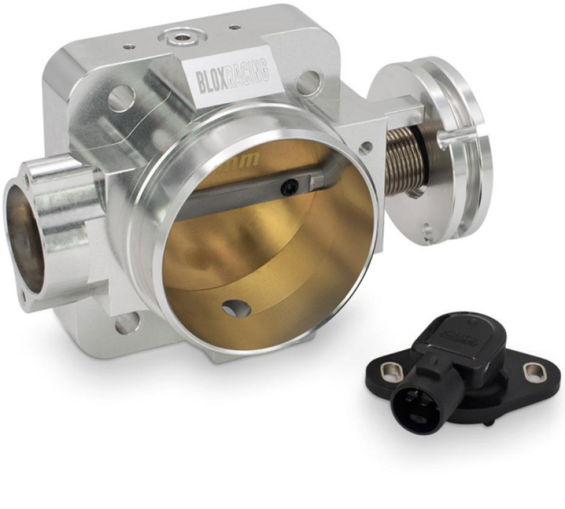 Picture of BLOX Racing Honda B-D-H-F Series Engines 76mm Silver Billet Throttle Body V2