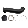 Picture of Wehrli 04-5-07 Dodge Ram Cummins 4in Down Pipe - w-High Mount S300 Turbo & 2nd Gen Manifold