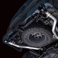 Picture of AWE Tuning 2021+ Ford F-150 Tremor w- Bumper Cutouts 0FG Resonated Catback - Diamond Black Tips