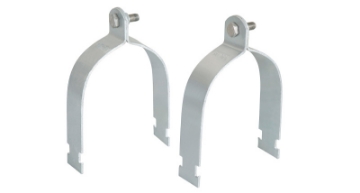 Picture of Rhino-Rack Heavy Duty Pipe Clamps - 4in - 4 Half Clamps