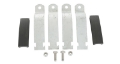 Picture of Rhino-Rack Heavy Duty Pipe Clamps - 4in - 4 Half Clamps