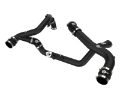 Picture of aFe 20-23 Ford Explorer ST V6 3-0L tt BladeRunner Aluminum Hot and Cold Charge Pipe Kit - Black