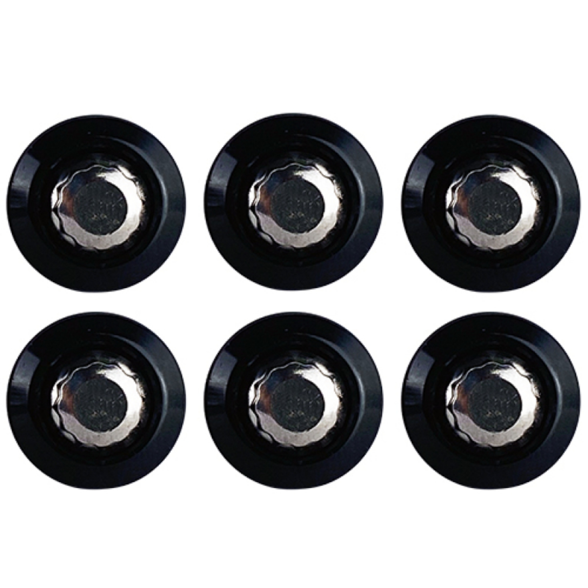 Picture of BLOX Racing New Fender Washers Kit M6 12pt - 6pc Large Diameter Black