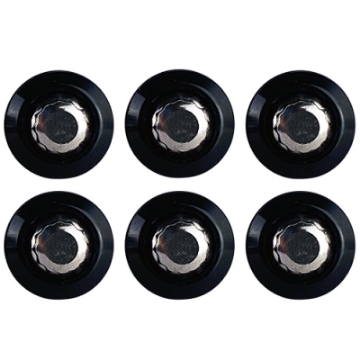 Picture of BLOX Racing New Fender Washers Kit M6 12pt - 6pc Large Diameter Black
