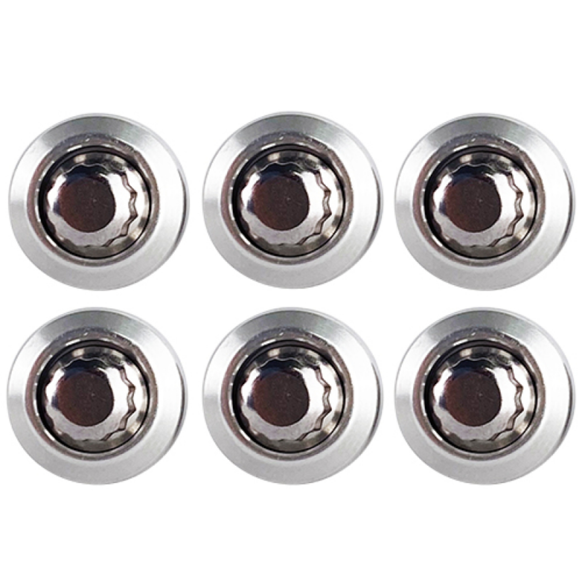 Picture of BLOX Racing New Fender Washers Kit M6 12pt - 6pc Large Diameter Silver