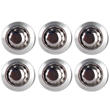 Picture of BLOX Racing New Fender Washers Kit M6 12pt - 6pc Large Diameter Silver