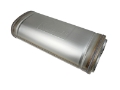Picture of aFe MACH Force-Xp 409 SS Muffler 3in Dual Inlet-Dual Outlet 5in H x 8in W x 18in L - Oval Body