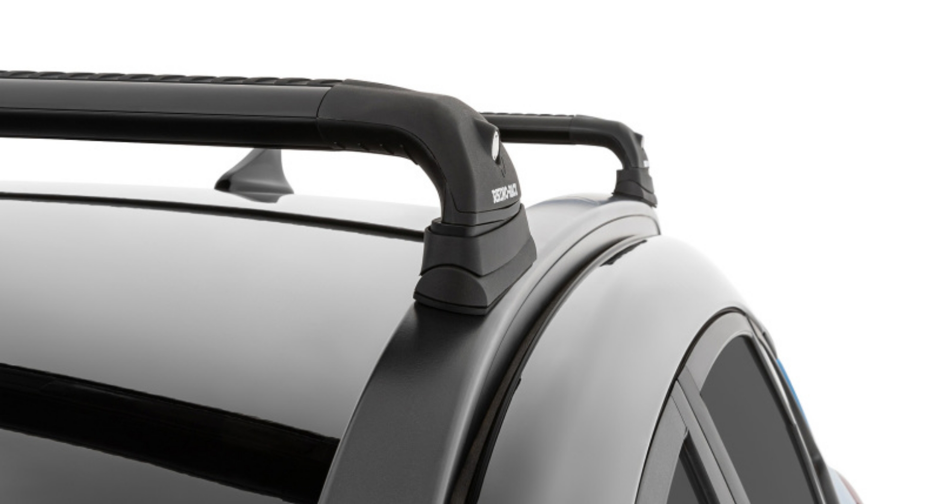 Picture of Rhino-Rack 18-22 Hyundai Kona 1st Gen 5 Door SUV w-Flush Rails Vortex RVP 2 Bar Roof Rack - Black
