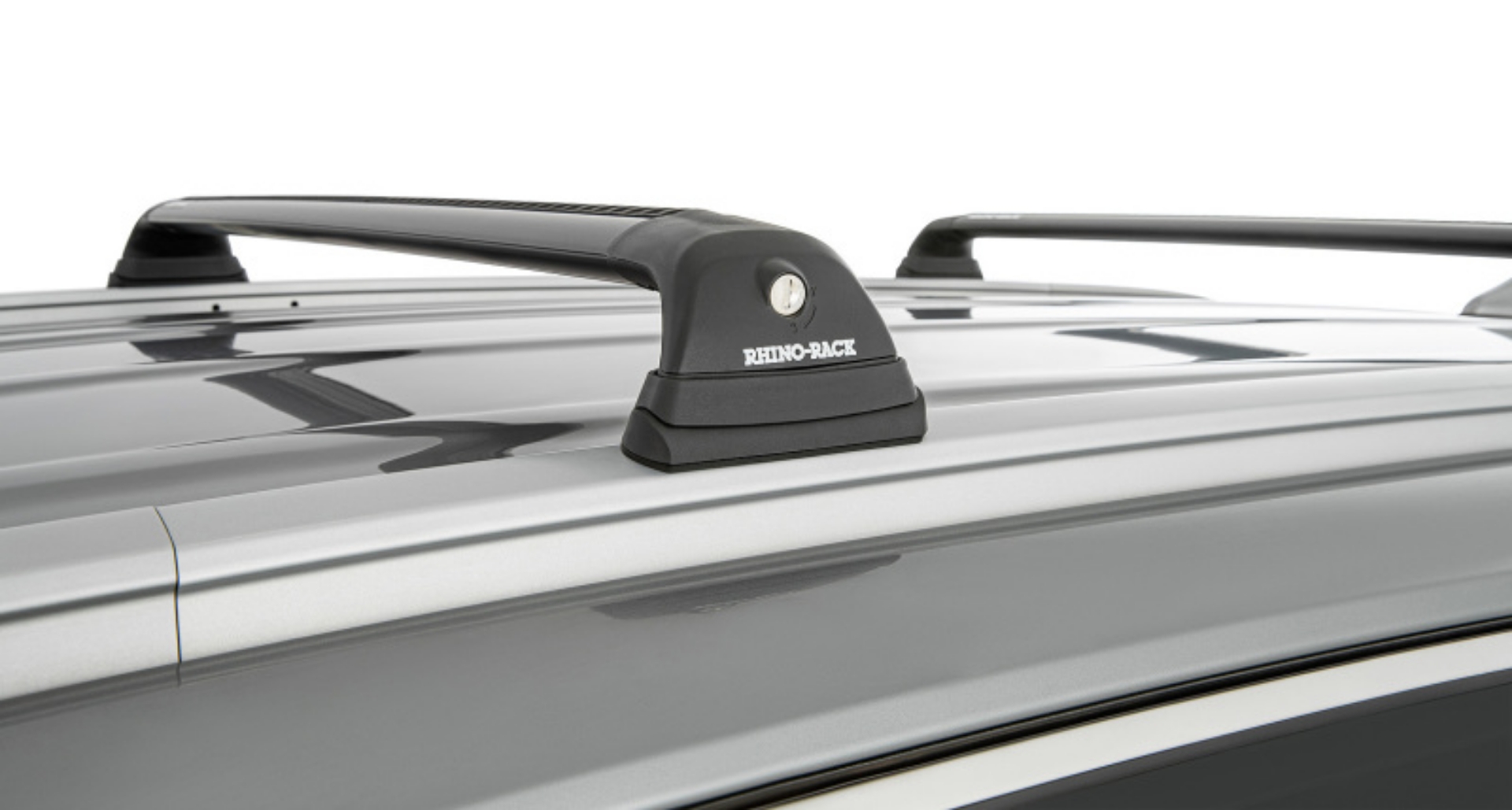 Picture of Rhino-Rack 16-20 Kia Sorento UM 5 Door SUV w-Flush Rails Vortex RVP 2 Bar Roof Rack - Black