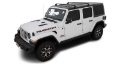Picture of Rhino-Rack 07-22 Jeep Wrangler JK-JL 4 Door Hard Top Vortex SG 2 Bar Roof Rack - Black
