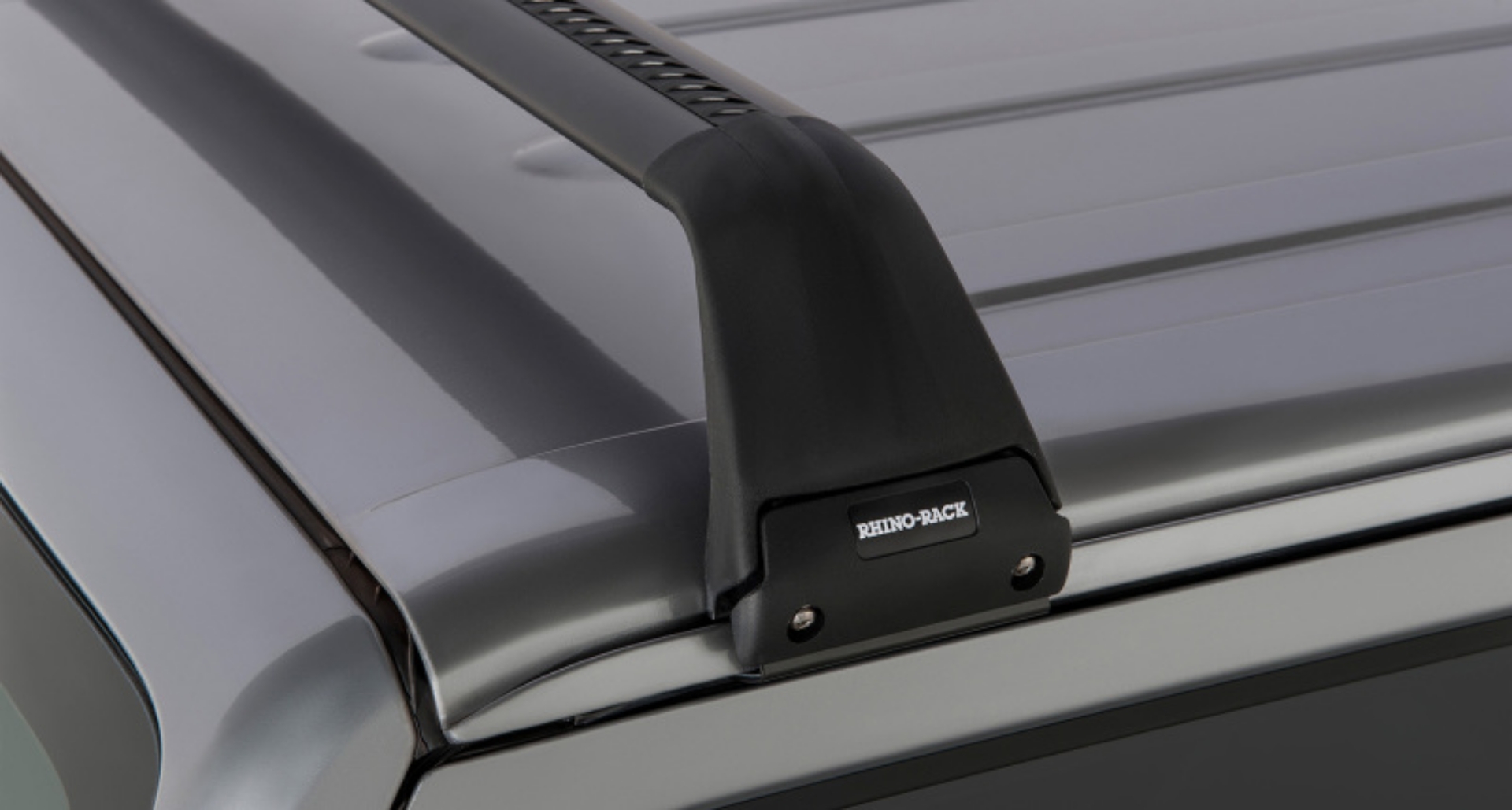Picture of Rhino-Rack 07-22 Jeep Wrangler JK-JL 2 Door Hard Top Vortex SG 2 Bar Roof Rack - Black
