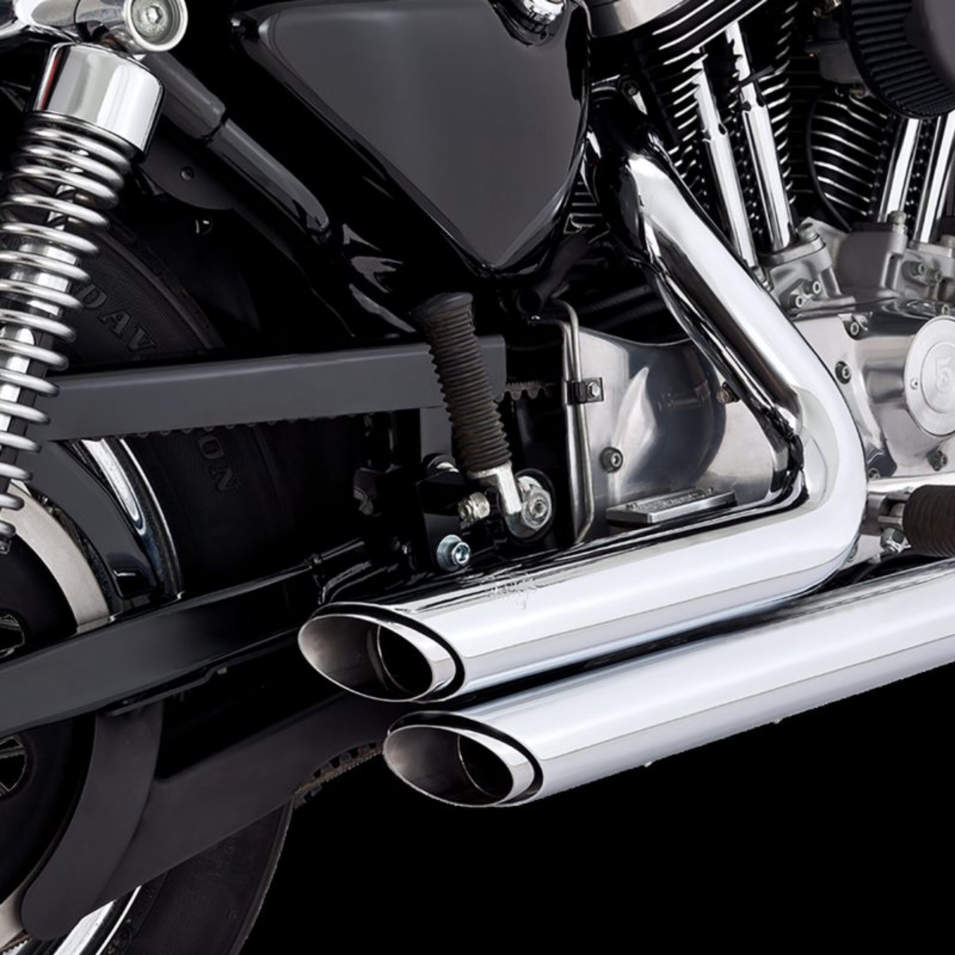 Picture of Vance & Hines HD Sportster - 99-03 Shortshots Staggered Full System Exhaust