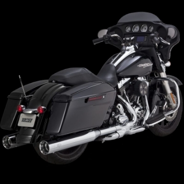 Picture of Vance and Hines Harley Davidson Oversized 450 Slip-Ons - Chrome