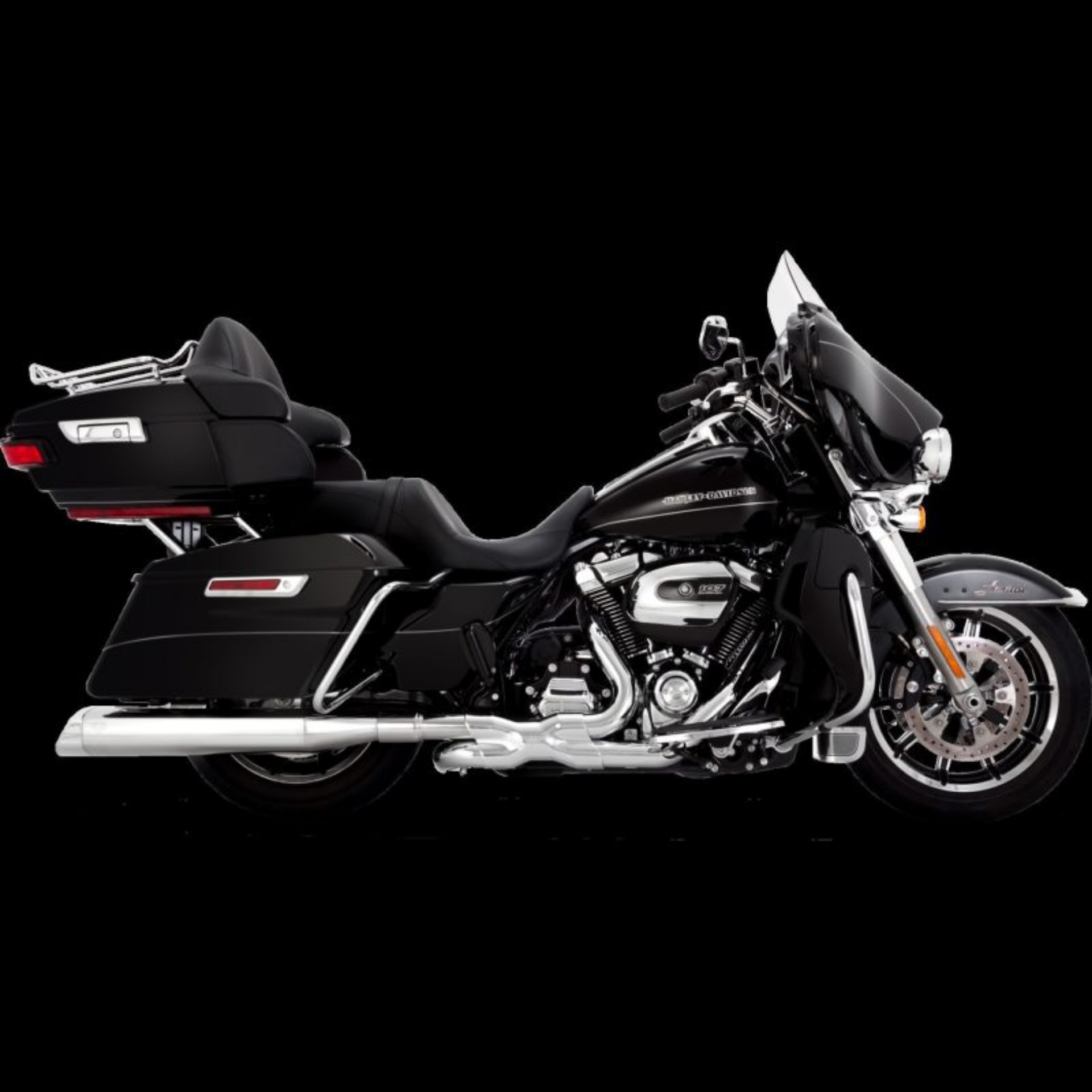 Picture of Vance and Hines Harley Davidson Monster V Slip-Ons - Black