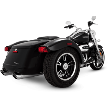 Picture of Vance & Hines Harley Davidson 17-22 Trike - Freewheeler Twin Slash Slip-On Exhaust