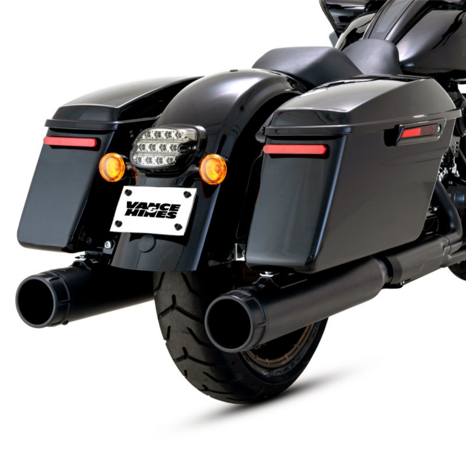 Picture of Vance & Hines HD Touring 17-22 Torquer 450 Mach Cut Slip-On Exhaust