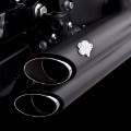 Picture of Vance & Hines HD Sportster 14-22 Shortshots Staggered Black Full System Exhaust