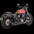Picture of Vance & Hines Harley Davidson Softail - 86-17 Big Shots Staggered PCX Full Exhaust - Black