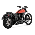 Picture of Vance & Hines HD Softail 86-17 Big Radius 2-2 Black PCX Full System Exhaust