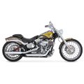 Picture of Vance & Hines HD Dyna 91-17 3In Twin Slash Slip PCX Slip-On Exhaust