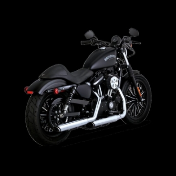 Picture of Vance & Hines HD Sportster 14-22 Twin Slash 3In PCX Slip-On Exhaust